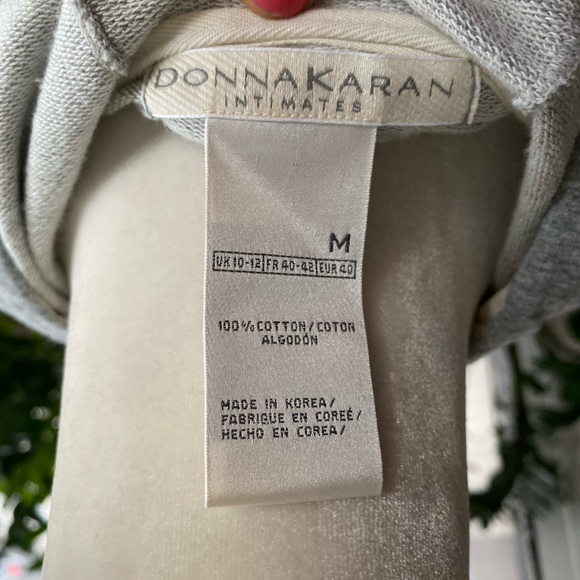 Donna Karan Intimates Gray Zip Up Hoodie - Picture 3 of 4